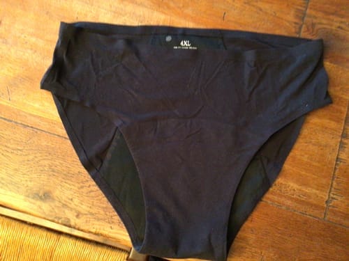 Customer photo review of High Waist Ultra-Absorbent Incontinence Briefs