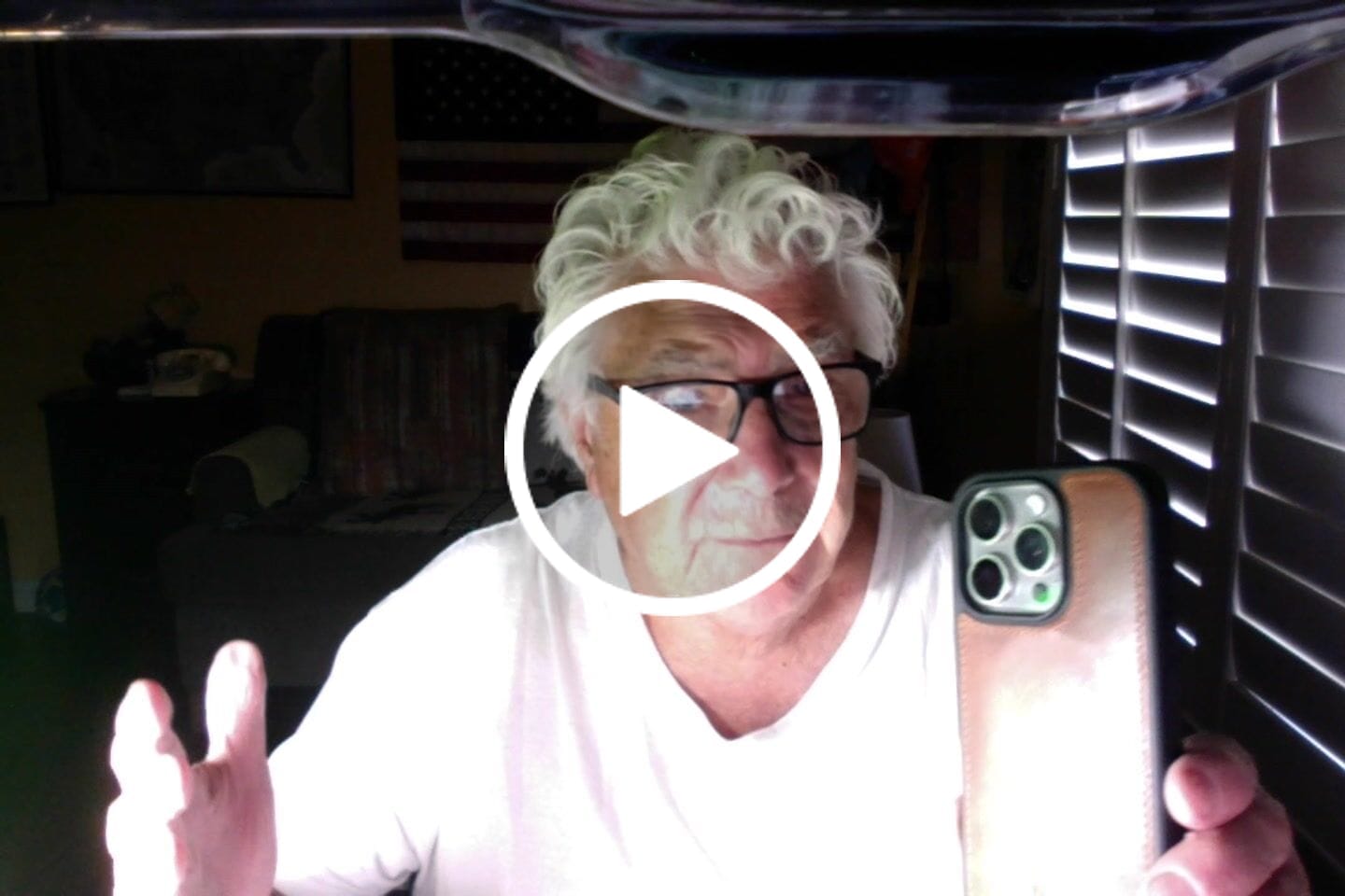 Customer video review of Lucca Snap On Leather Case for iPhone 16 Pro