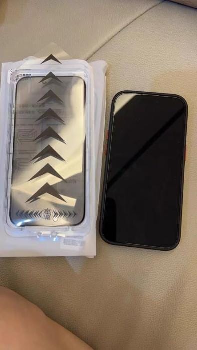 Customer photo review of Protection d'écran 3 en 1 pour Samsung