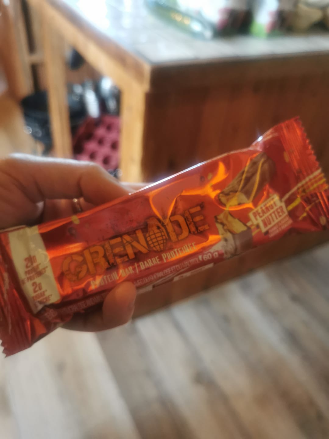 Customer photo review of Grenade - Barre protéinée 60g