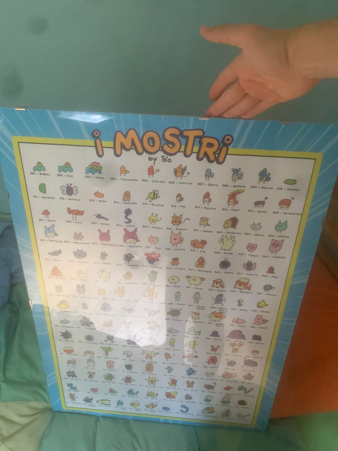 Customer photo review of Poster A3 "I MOSTRI" Sio