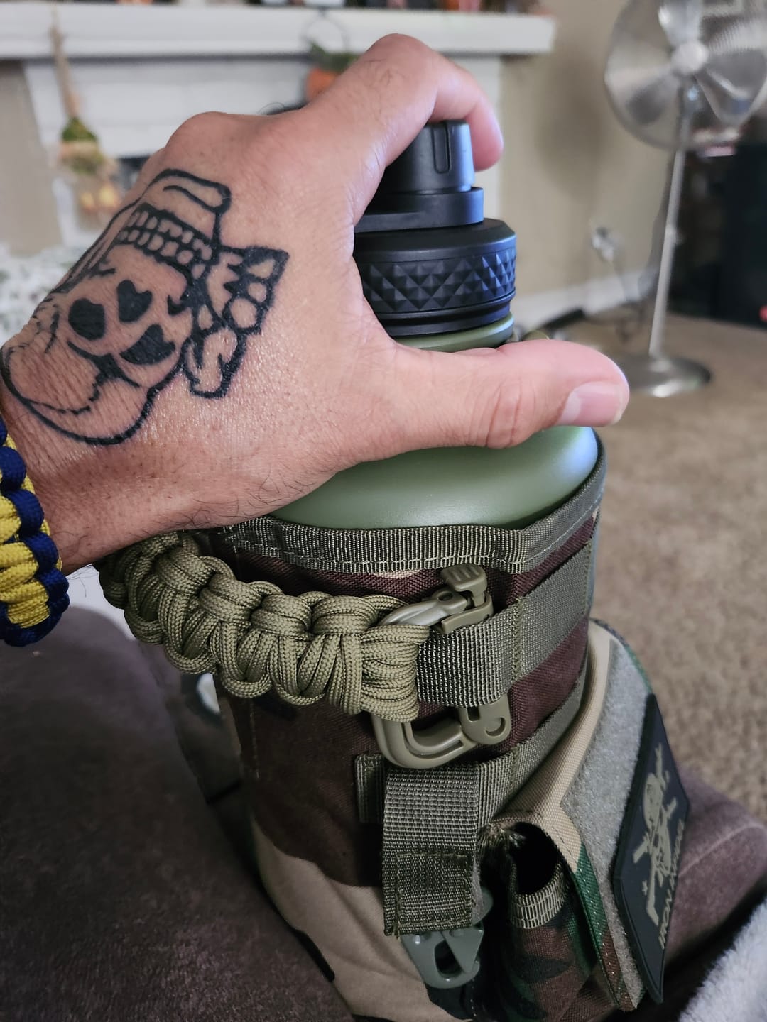 Customer photo review of Battle Bottle Sleeves - 64oz