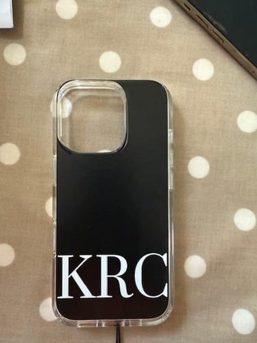 Customer photo review of Initials Personalised 1 Apple iPhone Case