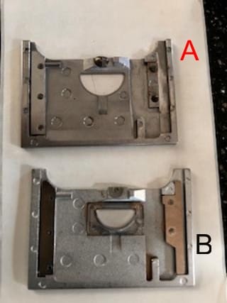 Customer photo review of Slide Plate, Singer #313166