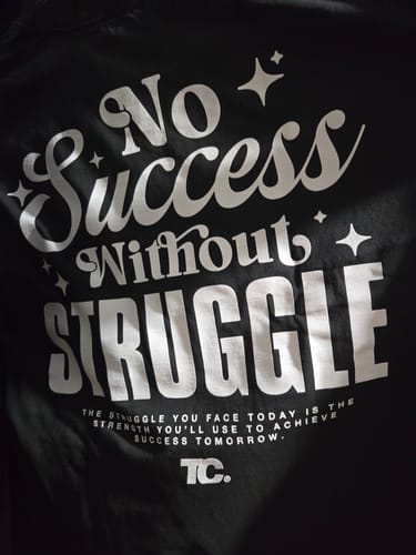 Customer photo review of STRUGGLE OVERSIZED BOX TEE