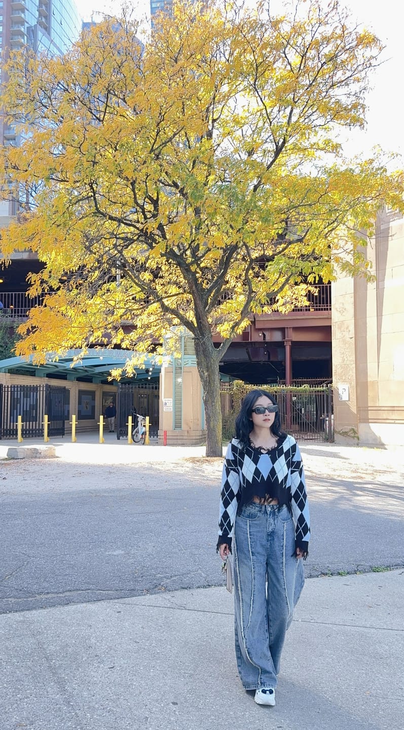 Customer photo review of Aelfric Eden Baggy Fringe Jeans