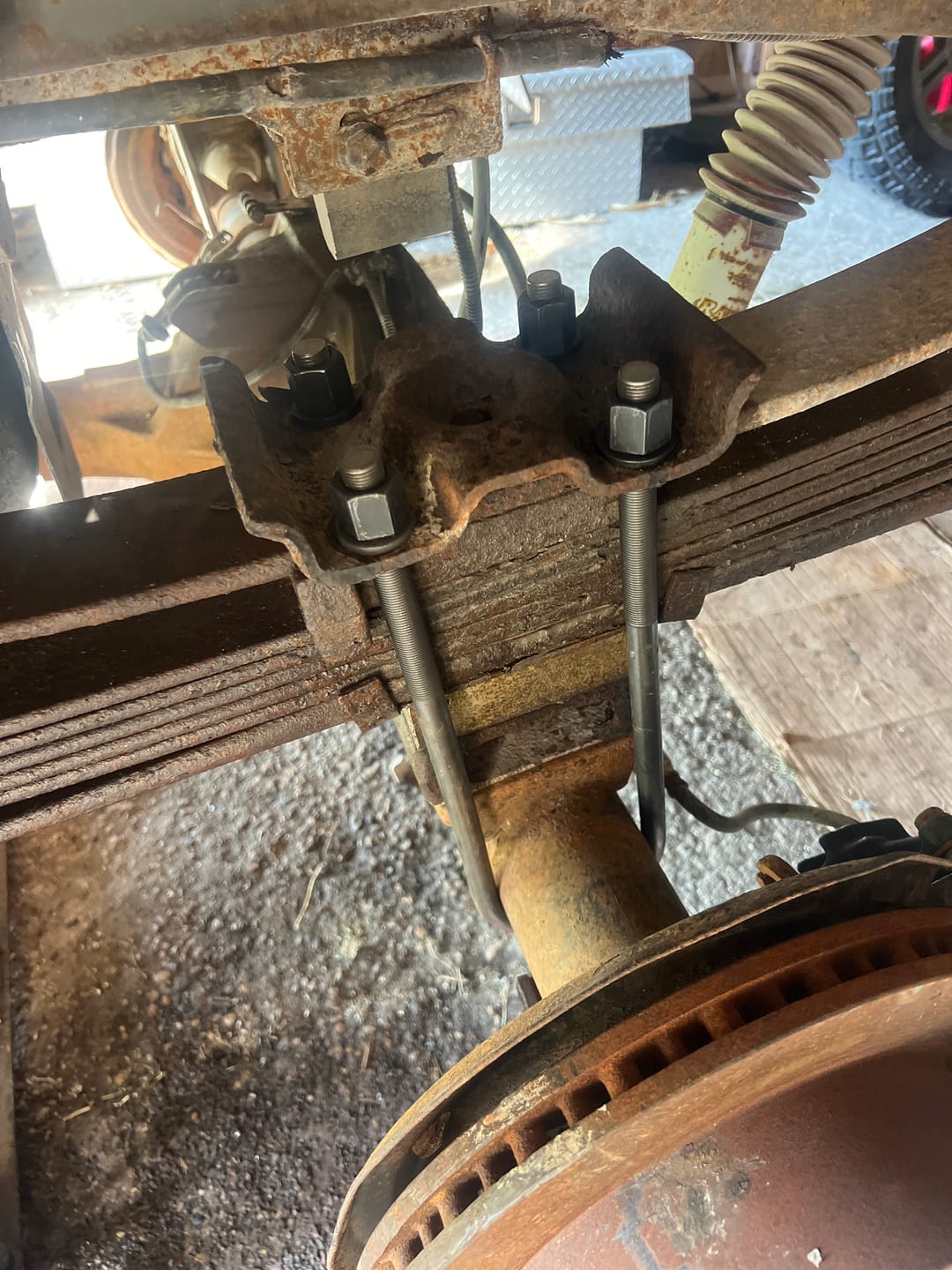 Customer photo review of 5/8 Inch Diameter U-Bolts - Round