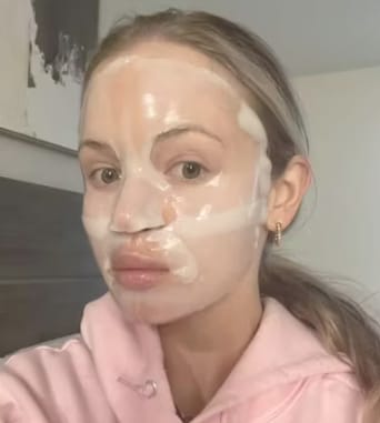 Customer photo review of Bio-Kollagen Real Deep Maske