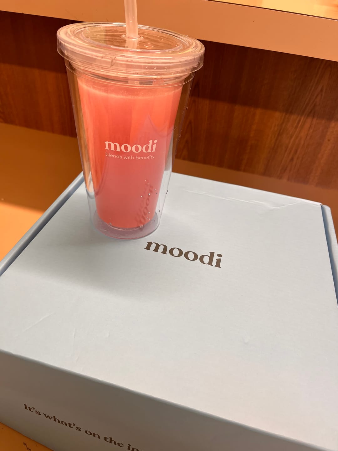 Customer photo review of Blends with Benefits Tumbler