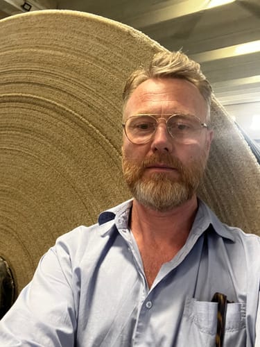 Customer photo review of Military Wash Chambray Workshirt - Washed Blue