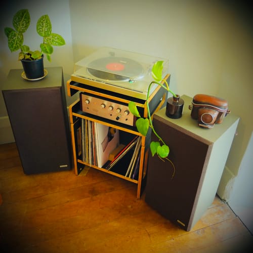 Customer photo review of A120 Record Player Stand