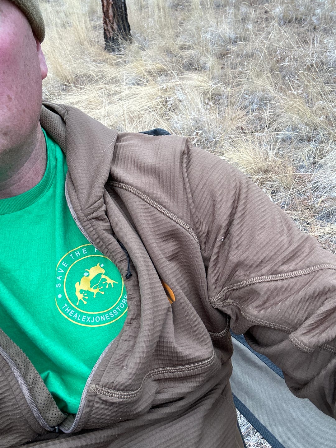 Customer photo review of Save The Frogs T-Shirt