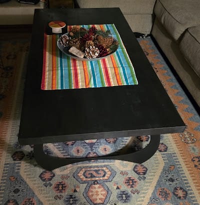 Customer photo review of Coffee Table Legs 212 Cleo 16H Modern DIY Furniture