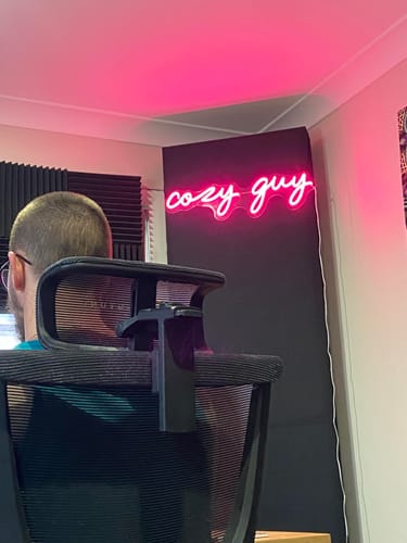 Customer photo review of Custom Neon Signs