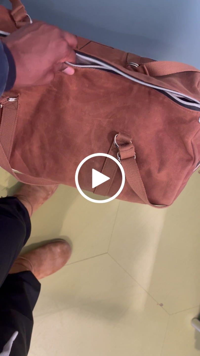 Customer video review of Bournestar Duffle / Bookbag [Brown]