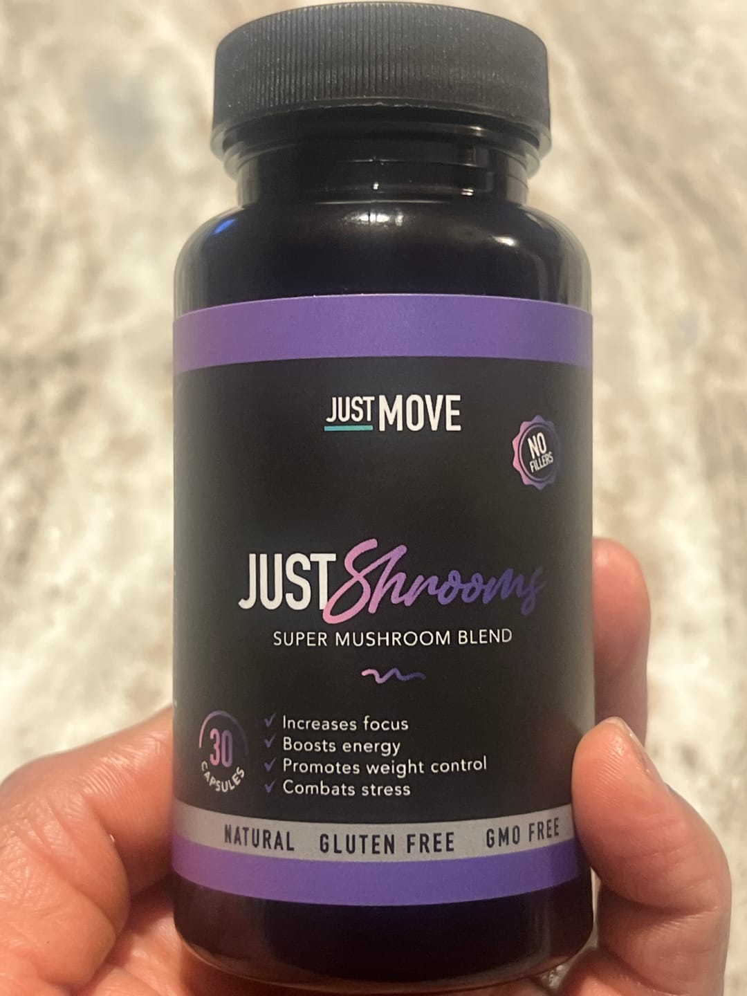 Customer photo review of Just Shrooms - Super Mushroom Blend