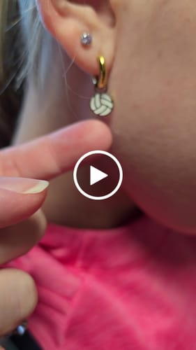 Customer video review of Volleyball Charms