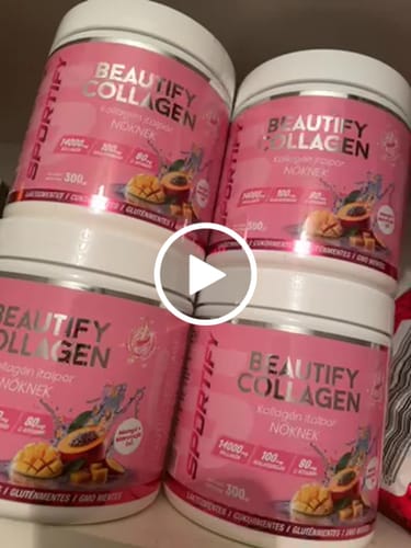 Customer video review of Beautify Kollagén italpor nőknek