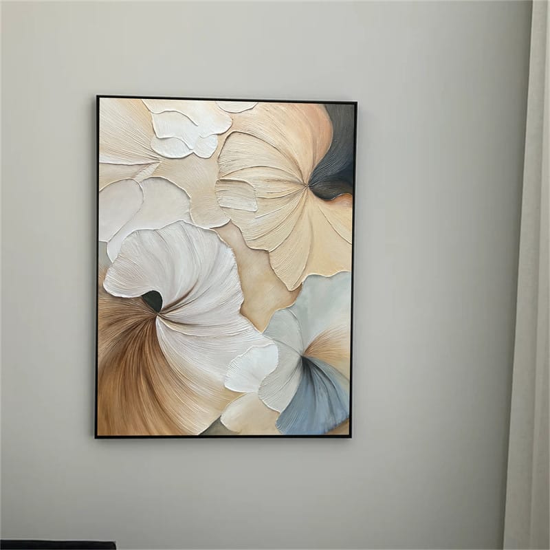 Customer photo review of Flower Textured Painting Canvas #FP025