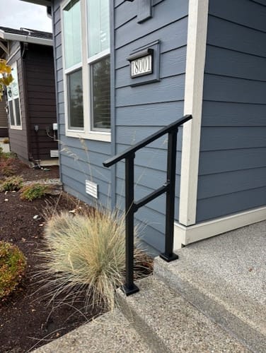Customer photo review of Stair Handrail Kit