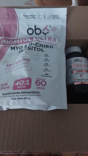 Customer photo review of Oby Inositol Puro Ultra - Myo y D-Chiro Inositol 40:1