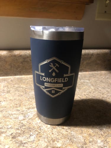 Customer photo review of Bundle (6) Custom Laser Engraved - 20oz Tumblers