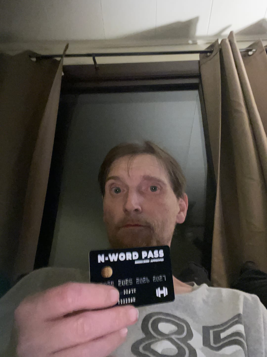 Customer photo review of N-Word Pass Card