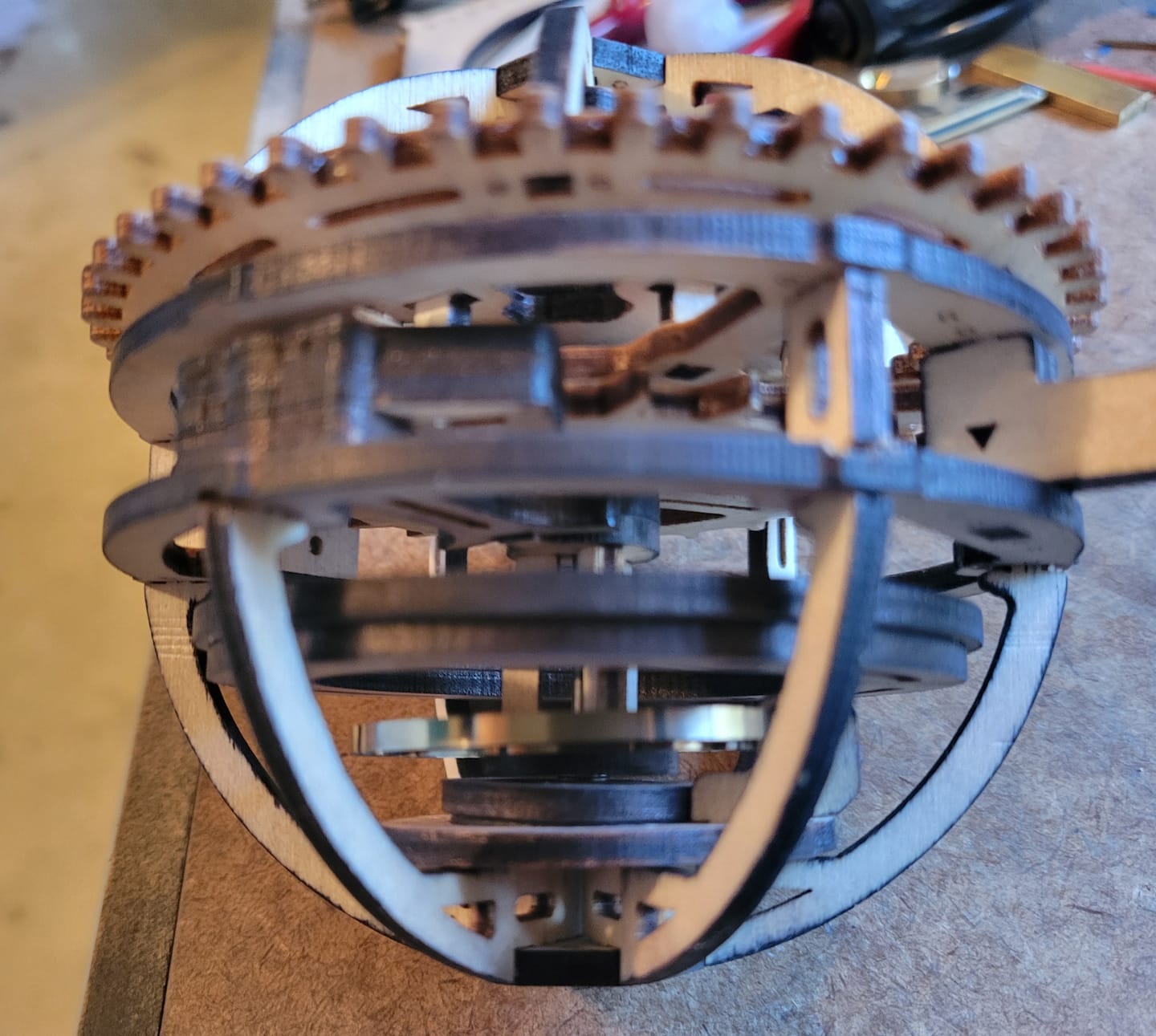 Customer photo review of rokrgeek tourbillon timer 3d wooden puzzle