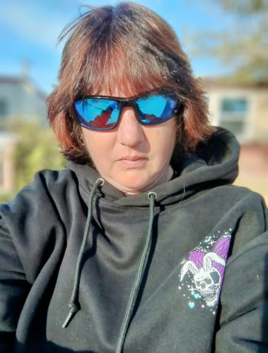 Customer photo review of Galaxy Rabbit Hoodie (GLOW IN THE DARK)