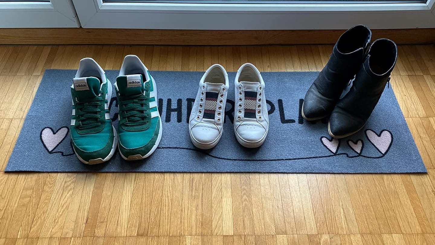 Customer photo review of Schuhparkplatz Velour 100x35cm