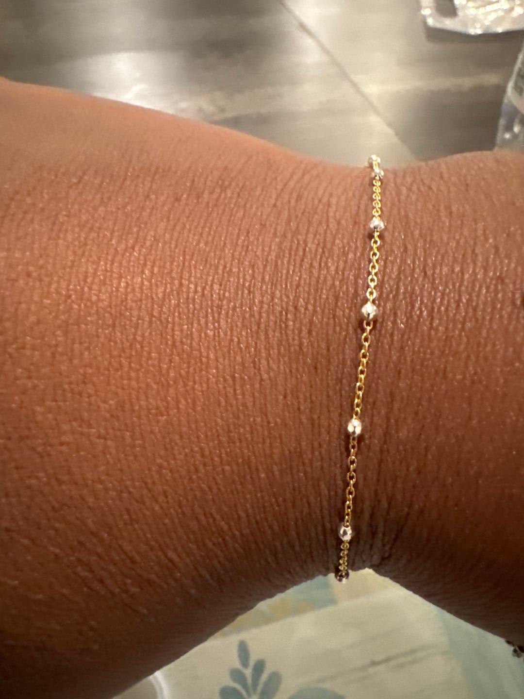 Customer photo review of Permanent Jewelry Appointment