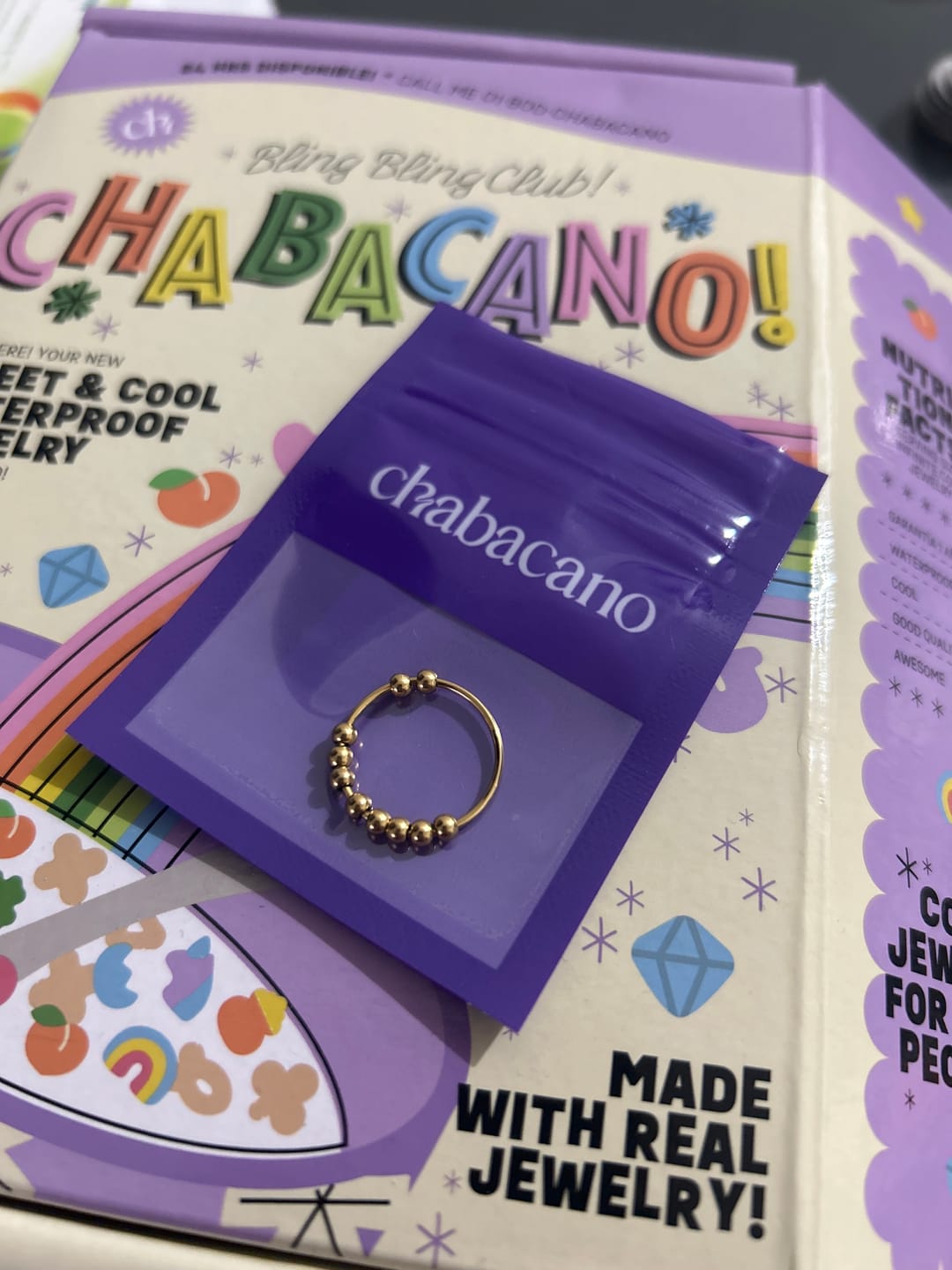 Customer photo review of Anillo Anti-Ansiedad