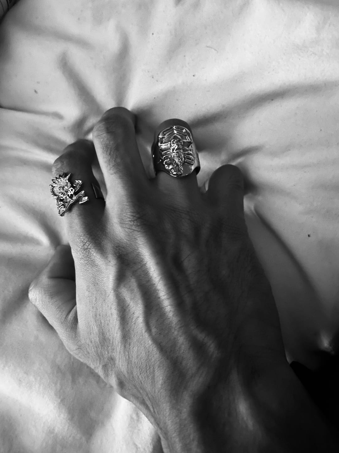 Customer photo review of RISING SCORPIO RING
