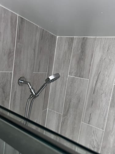 Customer photo review of 1-Spray Handheld Shower Head Set