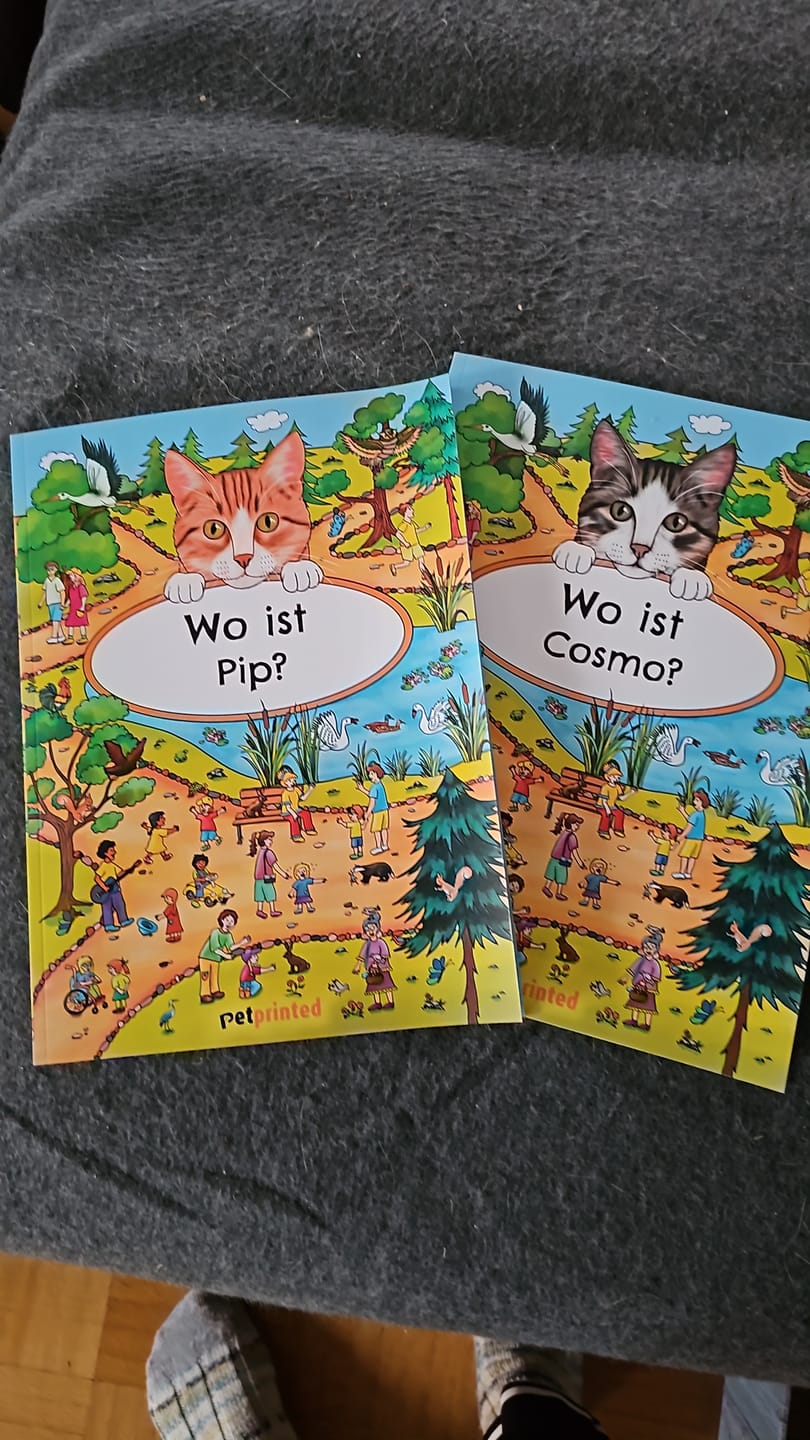Customer photo review of Wo bist du? - Personalisiertes Katzen-Wimmelbuch