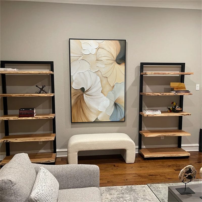 Customer photo review of Flower Textured Painting Canvas #FP025