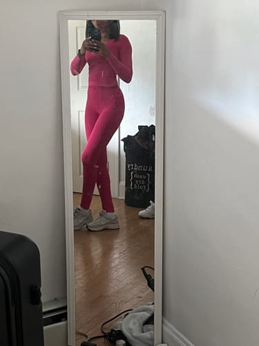 Customer photo review of Rib Lounge Tank Bubblegum