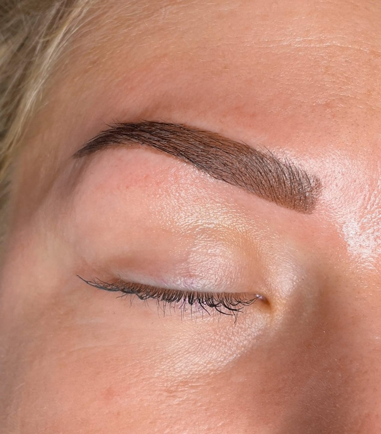 Customer photo review of DIY Henna Brow Kit