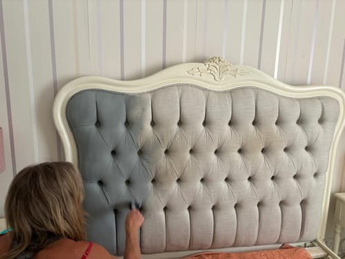 Customer photo review of Fabric Paint -- Light Grey