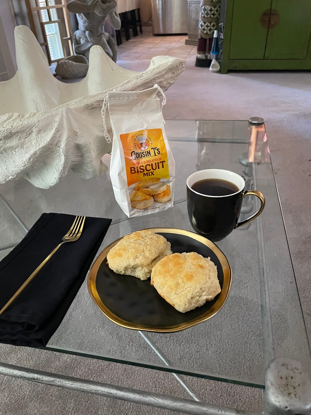 Customer photo review of Cousin T's Biscuit Mix