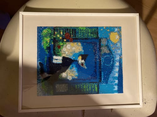Kundenbewertung mit Foto zu Katze