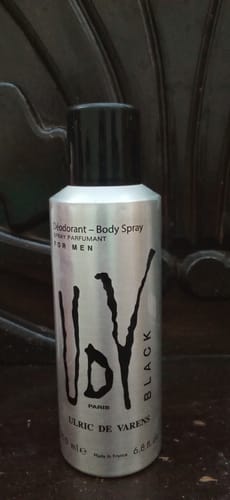 Customer photo review of UDV Men Black Body Spray 200ml