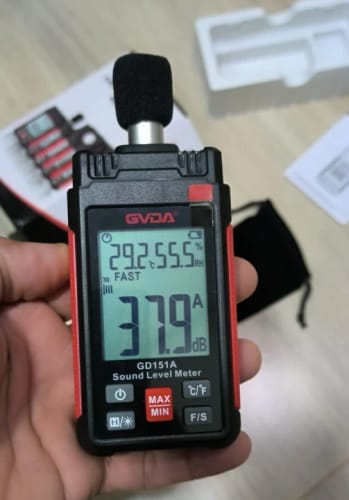 Customer photo review of Exhaust DB Sound Level Meter