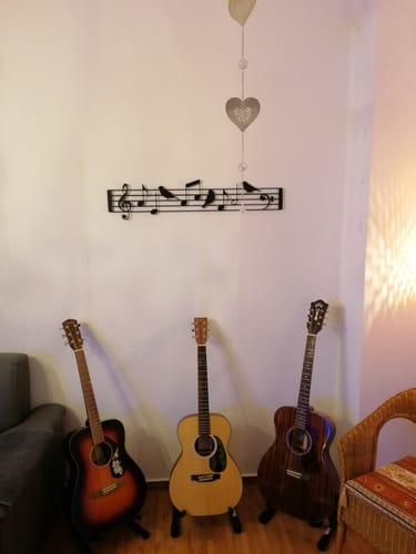 Customer photo review of Notes de musique oiseaux