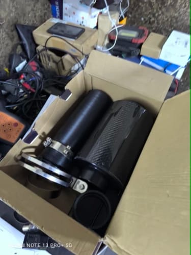 Customer photo review of Carbon Fiber Air intake Induction Kit