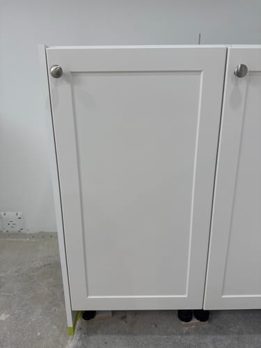 Customer photo review of 17" Wide Base Cabinet - Thermofoil Doors