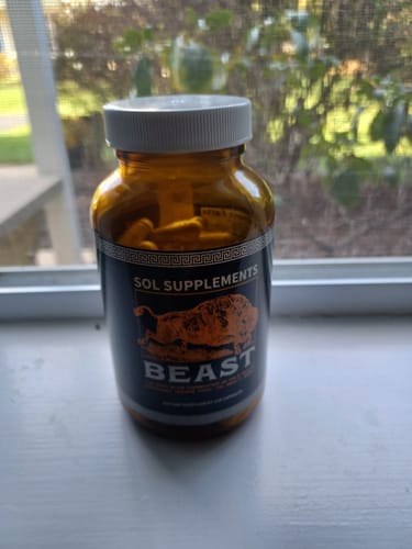 Customer photo review of Sol Supplements BEAST: Freeze-Dried Male  Bison Organ Complex