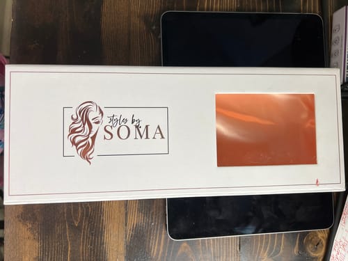 Customer photo review of Keepsake Wig Box - White