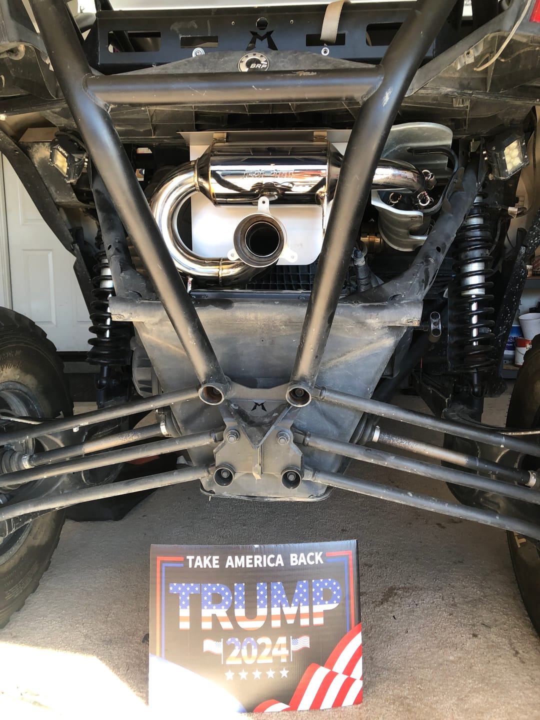 Customer photo review of RPM SxS X3 Slip On Exhaust Sport Muffler Can Am Maverick X3 Turbo R & RR 2017-2025