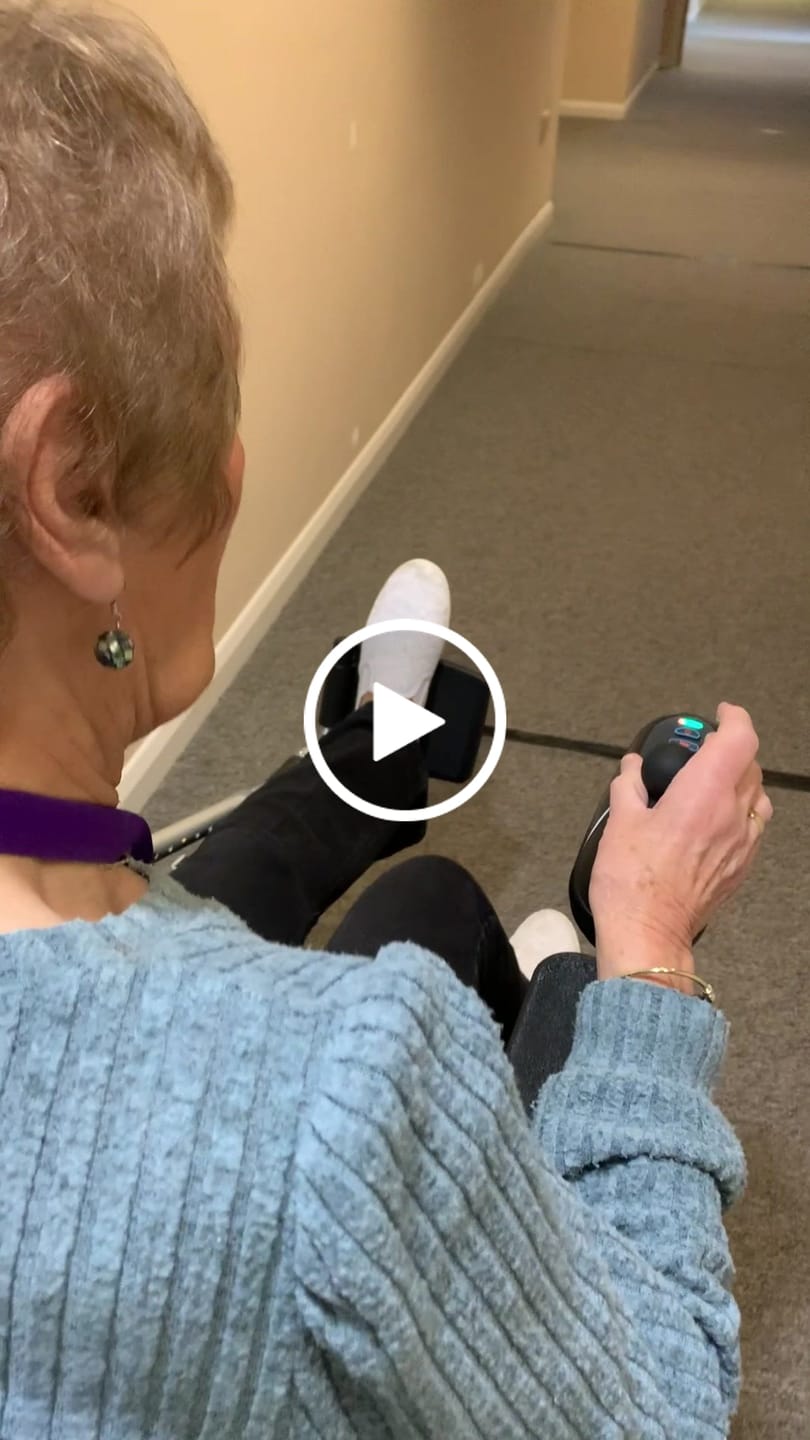 Customer video review of Golfball Joystick for Electric Wheelchairs (Universal)